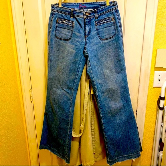 Cachet wide leg jeans, sz 6. - Picture 1 of 10